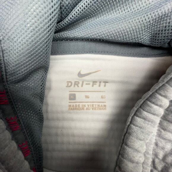 Nike Dri-Fit Ribbed Hoodie Women's XL Extra Large Training Sweatshirt Fleece - Picture 6 of 7